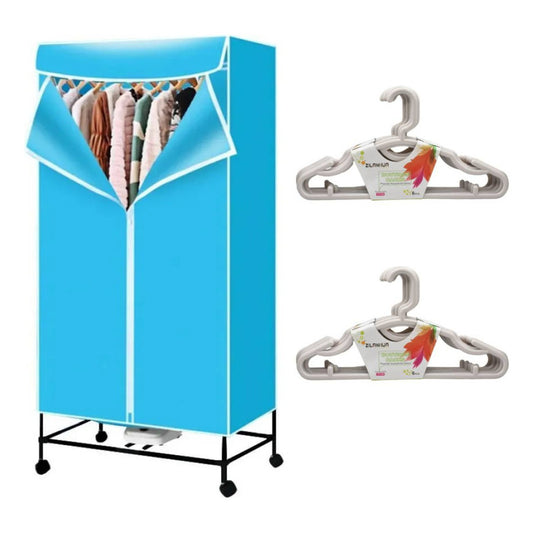 Secador De Ropa De Pie De Bolsa 1000w + 12 Perchas
