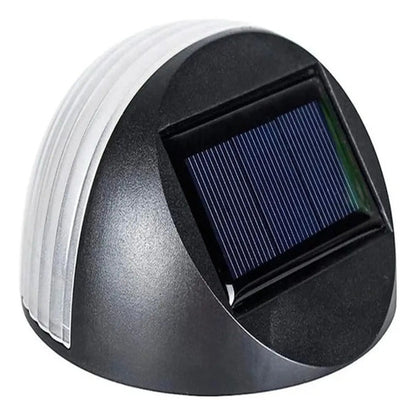X2 Foco Aplique Tortuga Carga Solar Lampara Redonda Exterior Negro