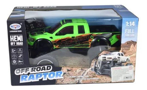 Camioneta 4x4 Control Remoto Todoterreno Escala 1:14 Verde Verde