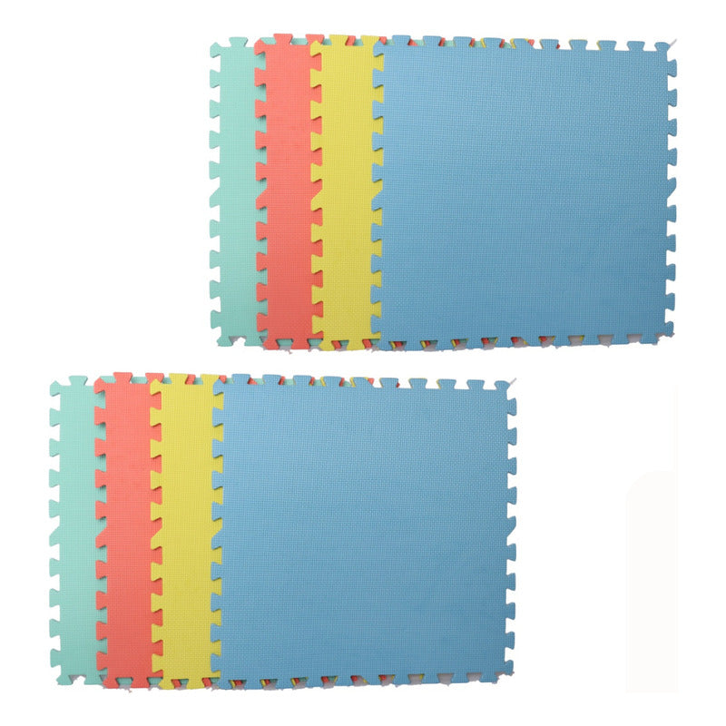 Alfombra Goma Eva De Colores 8 Unidades 60x60x0,8cm