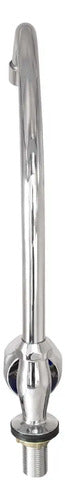 Grifo Cocina Mesada Unitaria Metal Agua Fria Brazo Alto