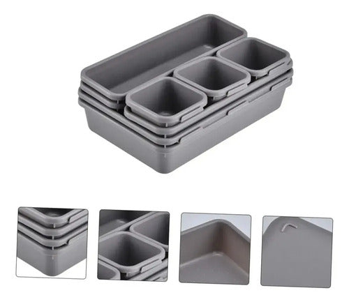 Organizador Para Cajon Separadores 8 Piezas De Plastico