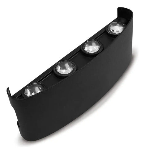 Set X8 Foco Pared Aplique Exterior Lampara Bidireccional