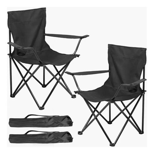 Carpa 6 Personas Iglu 200x250cm + 3 Sillas Plegables Camping Varios