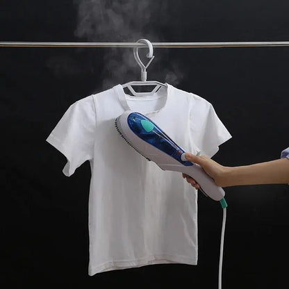 Plancha A Vapor Portatil Plancha Ropa A Vapor Blanco Con Azul Verde