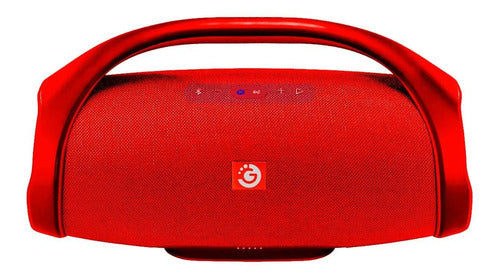 Parlante Inalambrico Bluetooth Ios Android Manija Radio 10w Rojo