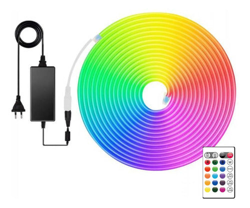 Tira Led Rgb 5 Metros Neon Flexible Manguera Luz Decoracion Rgb