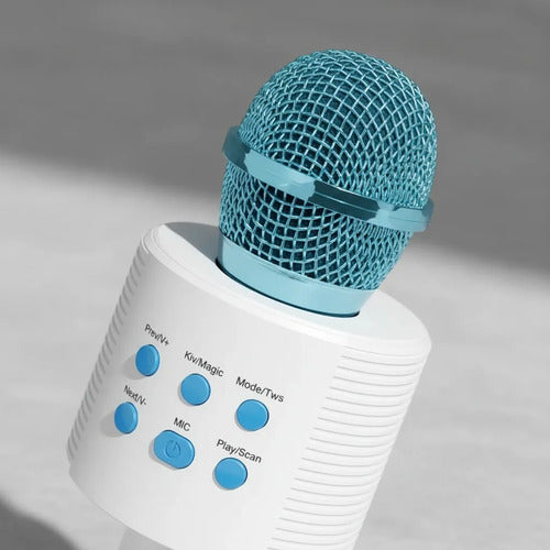 Micrófono Inalámbrico Karaoke Bluetooth Usb Altavoz 5w Aleatorio