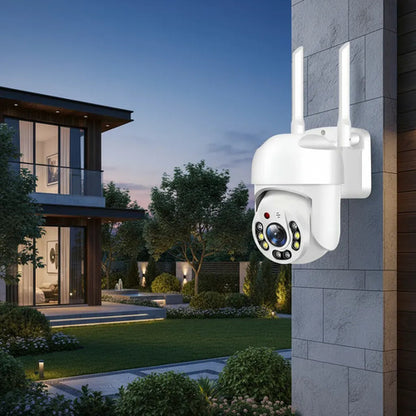 Camara De Seguridad Wifi Vision Nocturna Led 360 Domo 1080hd Blanco
