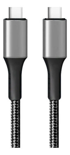 Cable Usb Tipo C A Tipo C Reforzado Carga Y Datos 1m Nylon Aleatorio