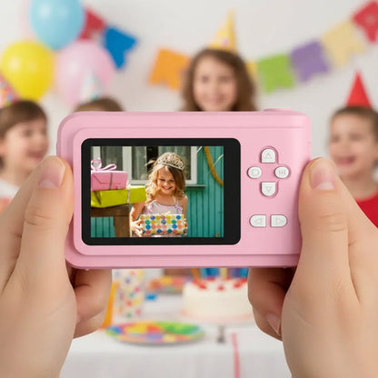 Cámara Infantil Digital Impresora Térmica 1mp Microsd 32gb Rosa