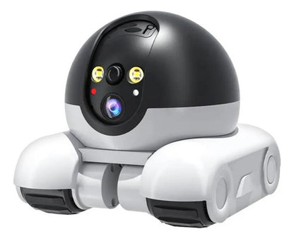 Robot Camara Wifi Interior Mascotas Full Hd Vision Nocturna Blanco