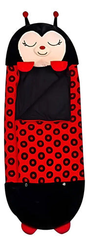 Saco De Dormir Infantil Para Niños Peluche 135x50cm Talle S