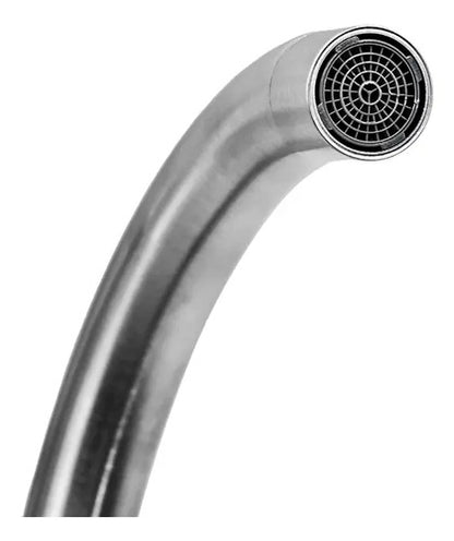 Monocomando Mesada Cuello Cisne Canilla Grifo Cocina Metal