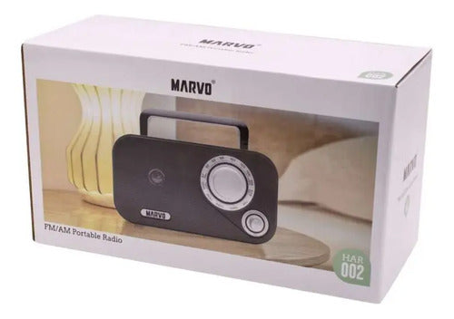 Radio Portatil Electrica Fm Am Color Negro Negro