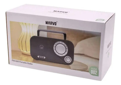 Radio Portatil Electrica Fm Am Color Negro Negro