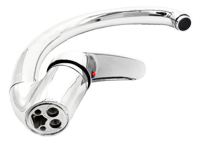 Monocomando Mesada Canilla Grifo Cocina Metal + Colillas