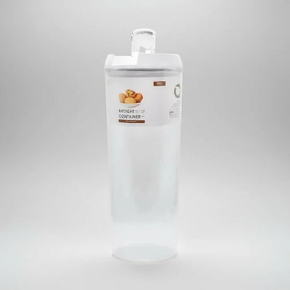 Recipiente Contenedor Hermético Acrílico 1.2l Alimentos Blanco