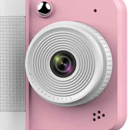 Cámara Infantil Digital Impresora Térmica 1mp Microsd 32gb Rosa