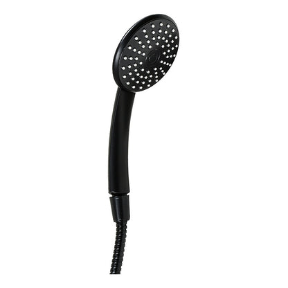 Monocomando Ducha Negro Telefono Duchero Baño + Extensible