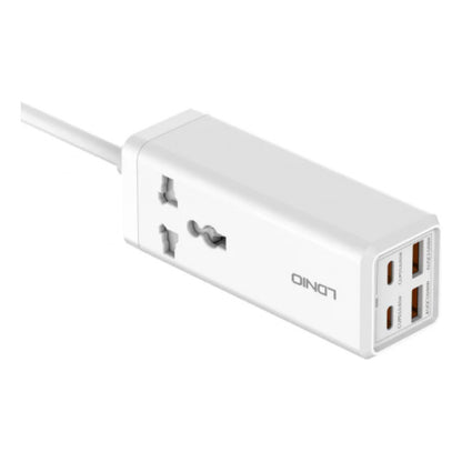 Cargador Usb Tipo C Y Usb Carga Rapida 65w + Enchufe Schuko