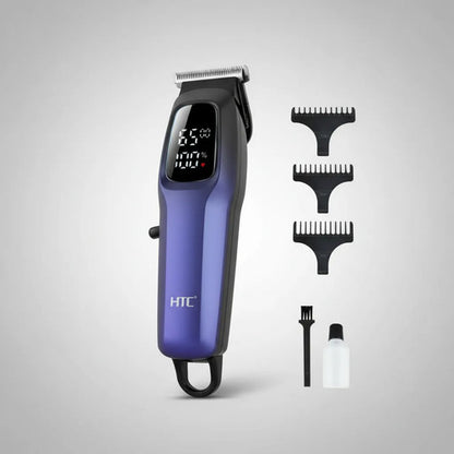 Cortapelo Profesional Htc Inalambrica Pantalla Lcd Hoja T Violeta Con Negro