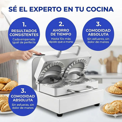 Maquina Empanadas Electrica Automatica Display Digital Blanco