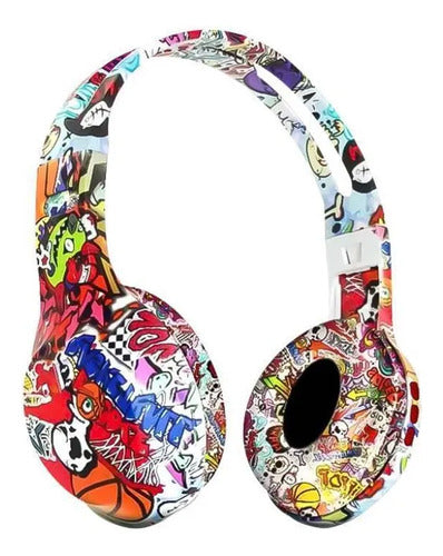 Auriculares Bluetooth Usb Tf 3.5 Reducción Ruido Micrófono Variedad De Colores