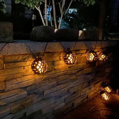 Set X2 Guirnalda Solar Guia Luces Led Calidas Lamparas Calidas