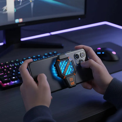 Enfriador Cooler Celular Gamer Usb Smartphone 68 A 86mm Negro