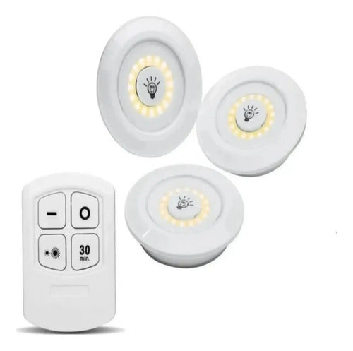Lampara Led Portatil Inalambrica Armario Ropero X3
