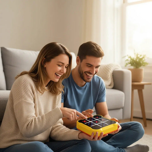 Juego De Mesa Ta Te Ti Electrónico Luz Sonido 1-2 Jugadores