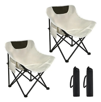 Set X2 Silla Plegable Camping Jardin Playa Reforzada 130kg