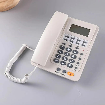 Telefono Fijo Con Captor De Llamadas Blanco Y Negro Blanco Y Negro