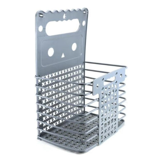Canasto Plegable Colgante Gris Organizador 50x32x23cm