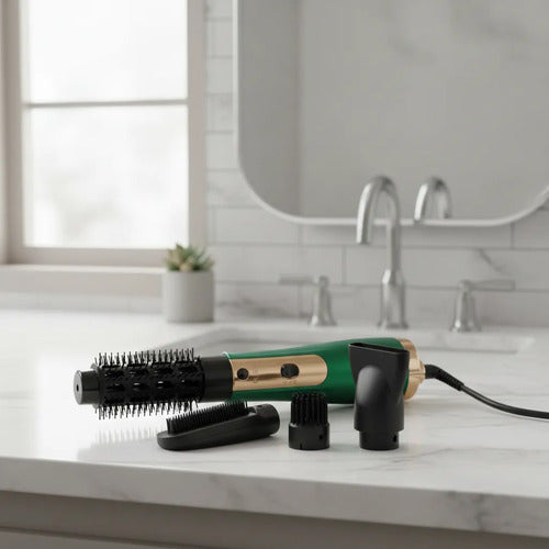 Secador Pelo 3 En 1 Modelador Cepillo Peine Boquilla 3000w Aleatorio - 2 Colores