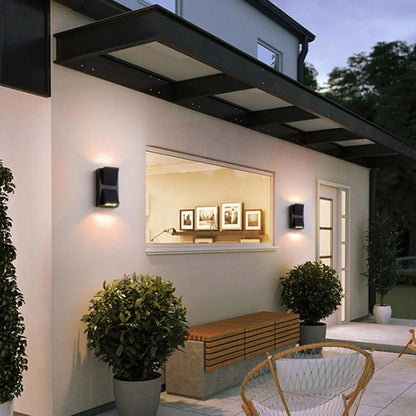 Aplique Pared Bidireccional Lampara Exterior Luminaria Led