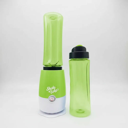 Procesadora Licuadora Shake Take Portatil 2 Vaso 180w Jugo Verde