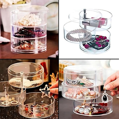 Organizador Joyas Accesorios Anillos Pulseras Giratorio Aleatorio