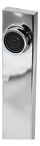Monocomando Cocina Mesada Canilla Grifo Metalico Chato Metalico Cromado
