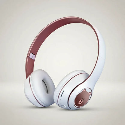 Auricular Bluetooth Oso Plegable Manos Libres Mic Stereo Aleatorio