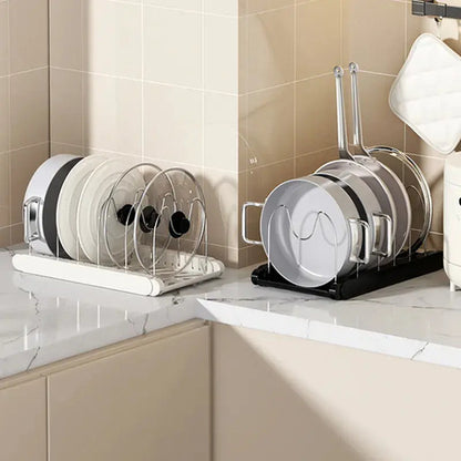 Organizador De Ollas Sartenes Tapas Extensible Cocina Aleatorio
