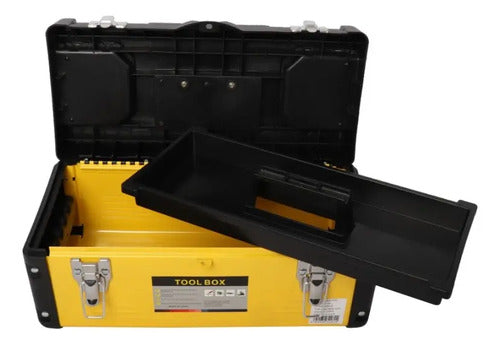 Caja De Herramientas De Plastico Con Bandeja Removible Varios