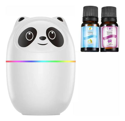 Humidificador De Aromas Difusor Ultrasonico + 2 Aceites Blanco