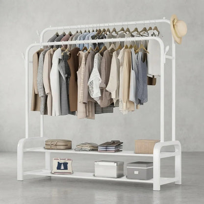 Perchero Organizador De Pie Estante Ropa Dormitorio