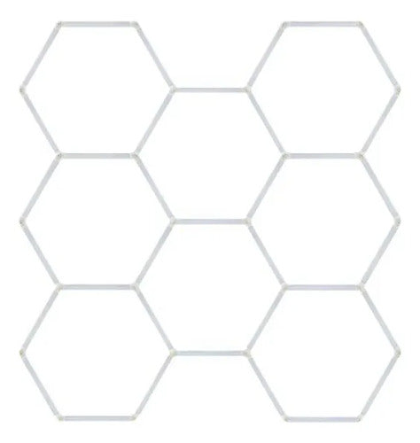 Luces Hexagonales Led 8 Paneles 250w Blanco Frío 2.3x2.4m Blanco Frío
