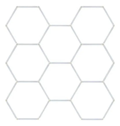 Luces Hexagonales Led 8 Paneles 250w Blanco Frío 2.3x2.4m Blanco Frío