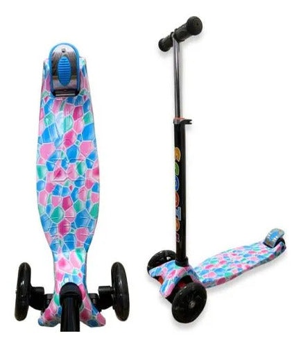 Scooter Tripatín Infantil 3 Ruedas Luces Altura Regulable Aleatorio