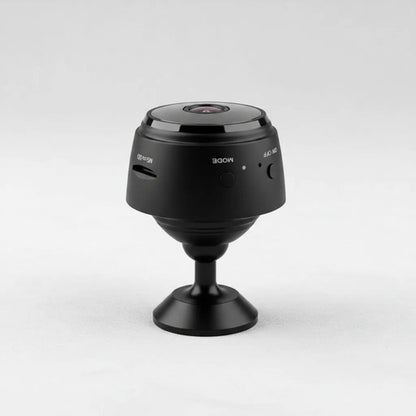 Mini Camara Wifi Inalambrica Hd Vision Nocturna Soporte App Negro