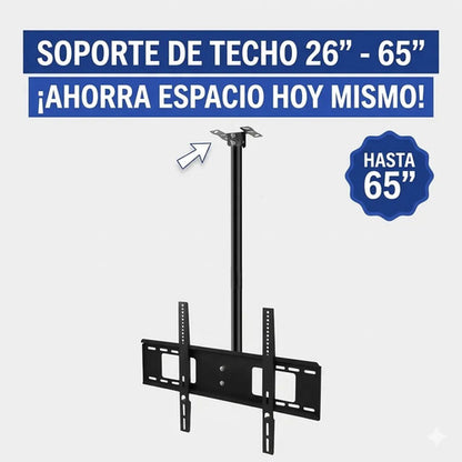 Soporte Pared Televisor Articulado Brazo Extensible 26-65 Negro